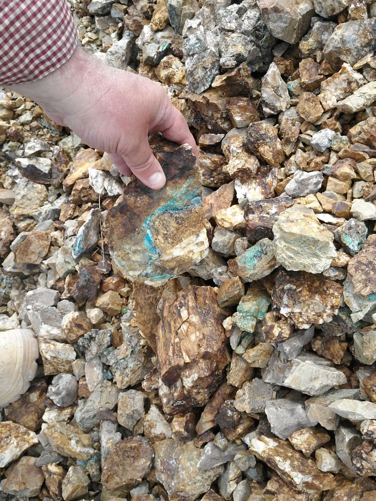 Copper Oxide Rock sample